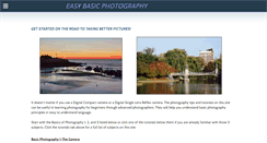 Desktop Screenshot of easybasicphotography.com